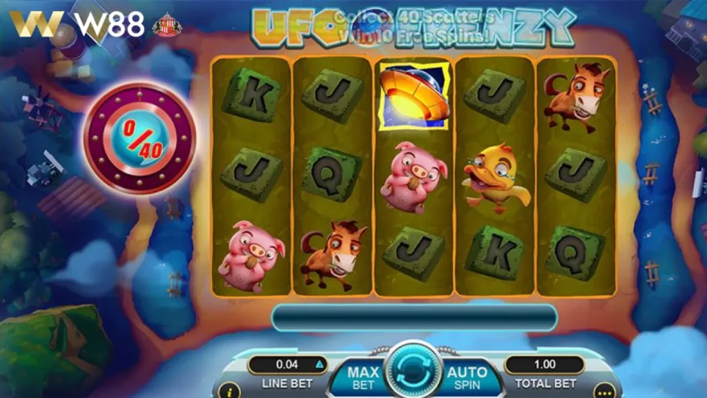 Cách chơi UFO Frenzy Slot